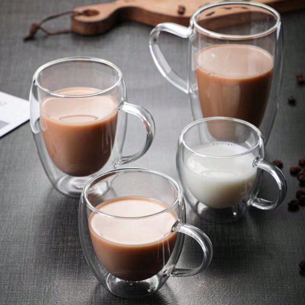 Espresso Shot Glass - 1 adet çift duvarlı cam bardak