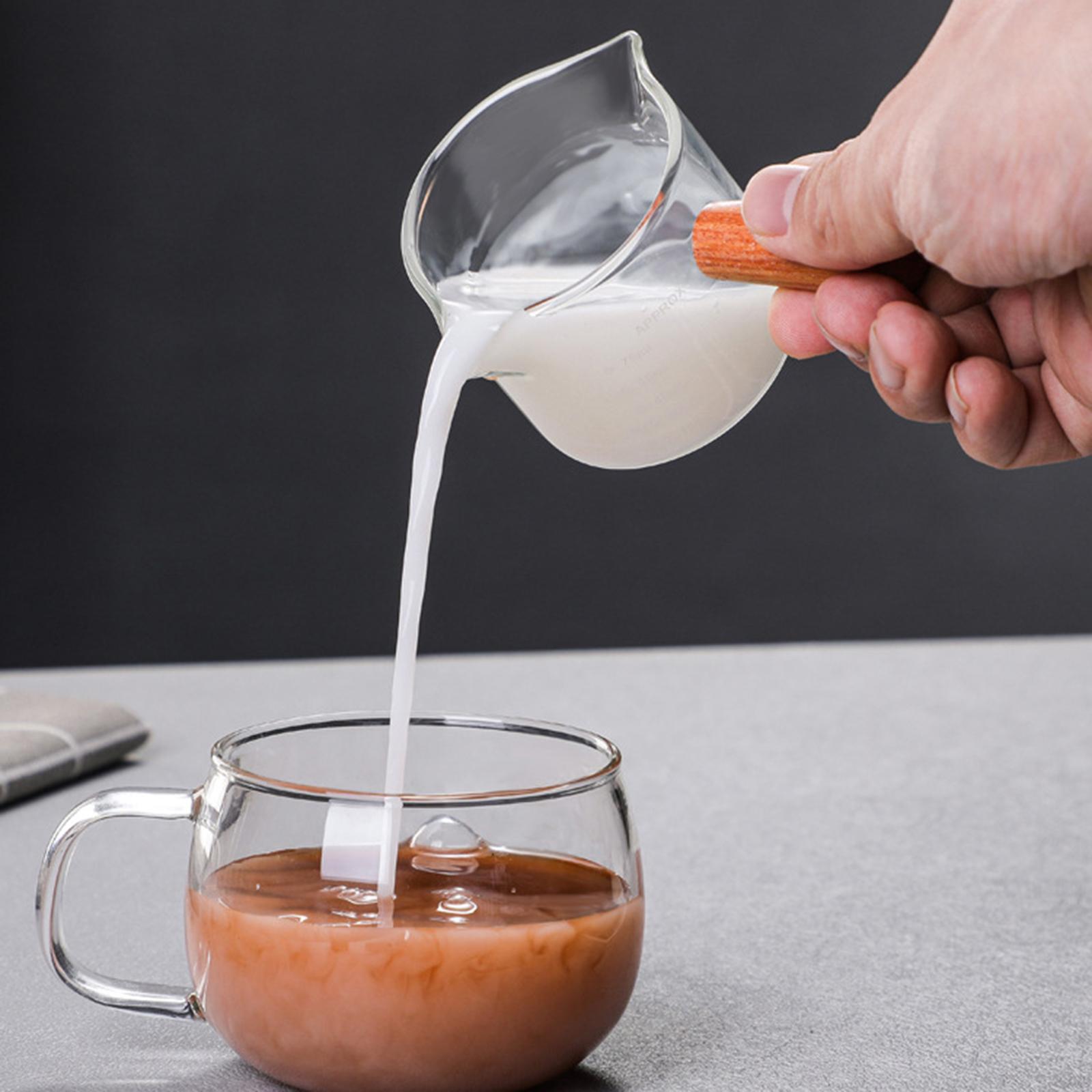 Espresso Shot Glass - Çift Ağızlı, Ölçü Kabı Özellikli, Şeffaf,