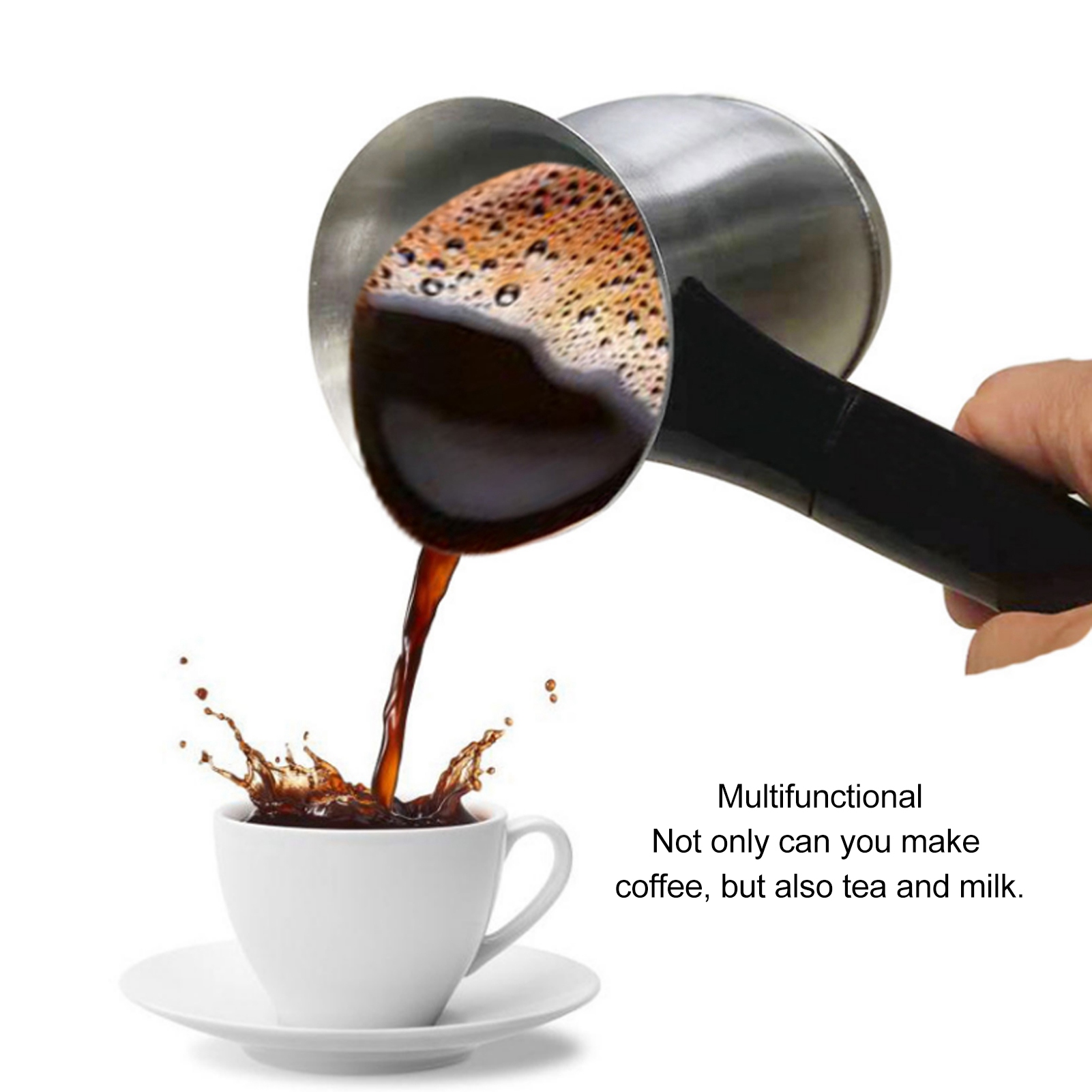 Coffee Equipment For Camping - Elektrikli Türk Kahvesi Makinesi 600ml Paslanmaz